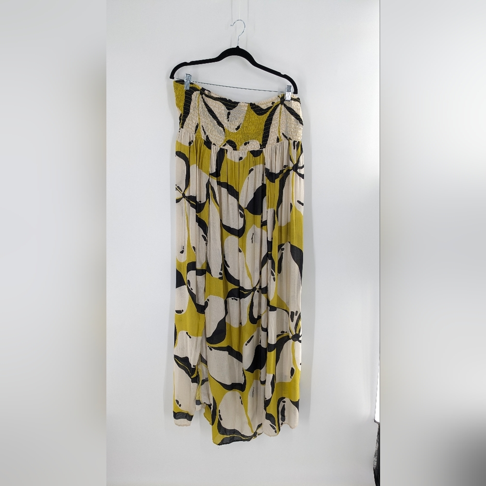 Anthropologie Yellow and Black Swim Coverup - Picture 4 of 6